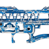 Zestaw Specna Arms x Mancraft CNC Speedsoft Splash Anodised do replik M4/M16 Niebieski OD-G-SPE-09-049328-00 asgbox.pl