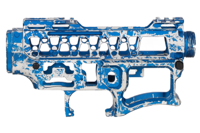 Zestaw Specna Arms x Mancraft CNC Speedsoft Splash Anodised do replik M4/M16 Niebieski - obrazek 5
