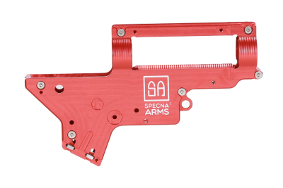 Szkielet gearboxa V2 Specna Arms x Mancraft CNC eHPA Czerwony - obrazek 4