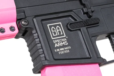 asgbox.pl - Karabinek ASG Specna Arms SA-F04-RL FLEX™ Gen.2 BLDC™ HAL ETU™ Light Ops Stock/New Receiver Różowy