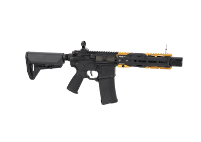 asgbox.pl - Karabinek ASG King Arms x Strike Industries Sentinel GRIDLOK® 8.5" Aster SE ETU Czarno-złoty
