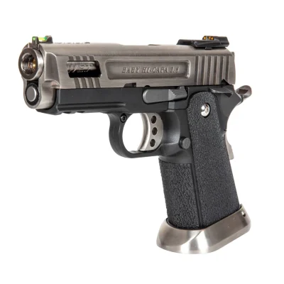 asgbox.pl - WE Hi-Capa 3.8 Force "Velociraptor" Pistolet GBB (Full-auto) Srebrny - OUTLET