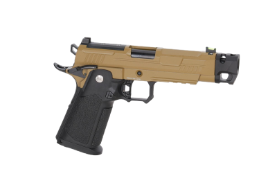 asgbox.pl - Pistolet ASG Arcturus Vanguard 4.3" Hi-Capa GBB Optics Ready z kompensatorem Half-Tan