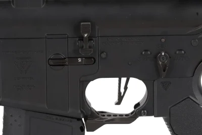 asgbox.pl - Karabinek ASG King Arms x Strike Industries Sentinel GRIDLOK® 11" Aster SE ETU Czarno-złoty