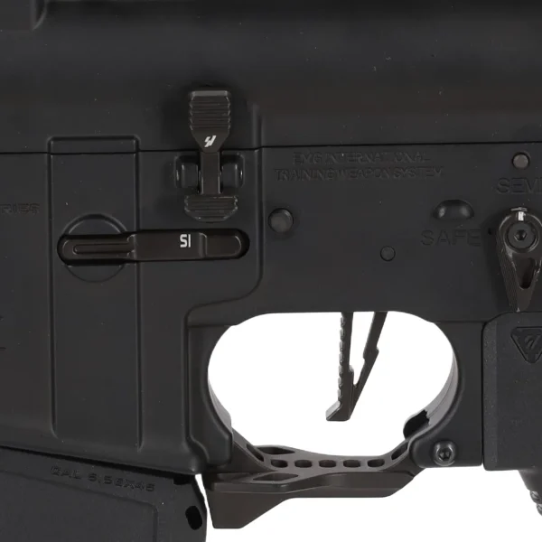 asgbox.pl - Karabinek ASG King Arms x Strike Industries Sentinel GRIDLOK® 11" Aster SE ETU Czarno-złoty