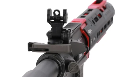 asgbox.pl - Karabinek ASG King Arms x Strike Industries Sentinel GRIDLOK® 11" Aster SE ETU Czarno-czerwony