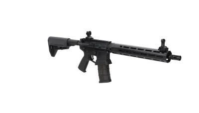 asgbox.pl - Karabinek ASG King Arms x Lancer Systems L15 LCH7 12" Faux Carbon Czarny