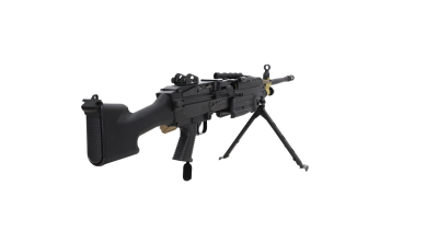 FN Herstal M249 MK2 EDGE Karabin maszynowy AEG Czarny (Bez oznaczeń licencyjnych) - OUTLET - obrazek 3