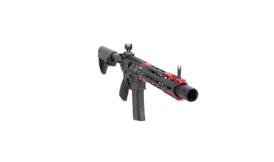 Karabinek ASG King Arms x Strike Industries Sentinel GRIDLOK® 11" Aster SE ETU Czarno-czerwony - obrazek 2