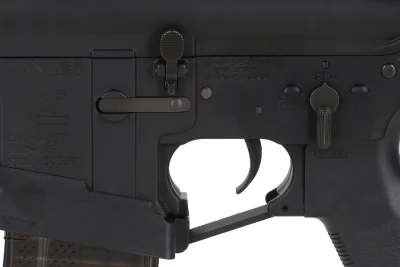 Karabinek ASG King Arms x Lancer Systems L15 LCH7 12" Faux Carbon Czarny - obrazek 2