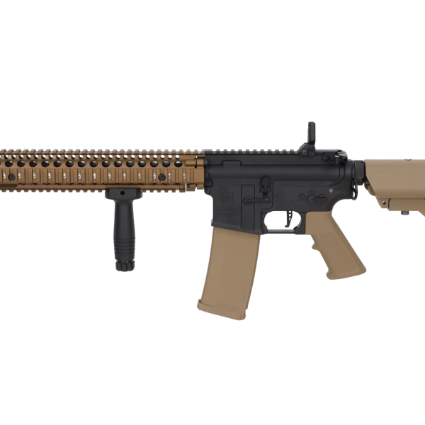 asgbox.pl - Daniel Defense MK18 SA-P26 PRIME BLDC Karabin szturmowy AEG 14.5" Chaos Bronze - OUTLET