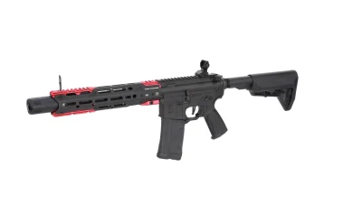 Karabinek ASG King Arms x Strike Industries Sentinel GRIDLOK® 11" Aster SE ETU Czarno-czerwony - obrazek 4