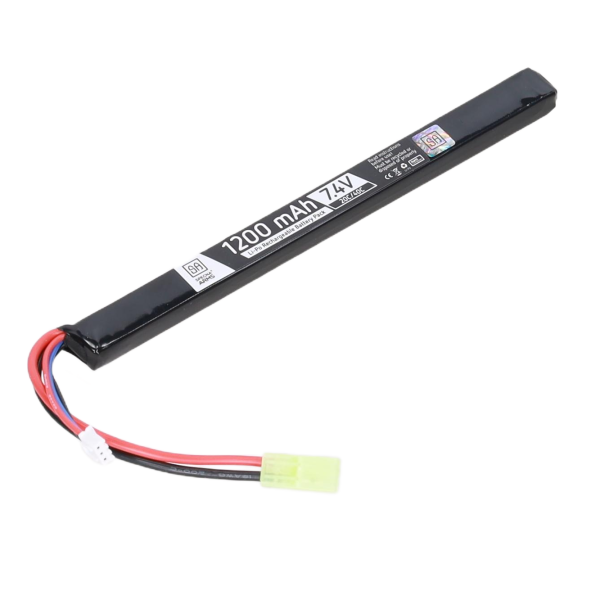 asgbox.pl - Specna Arms akumulator LiPo 7.4V 1200mAh 20/40C pod pokrywę repliki AK Tamiya mini