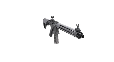 Karabinek ASG King Arms x Lancer Systems L15 LCH7 15" Faux Carbon Czarny - obrazek 2