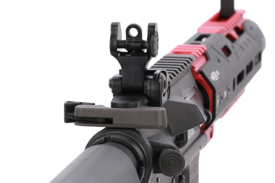 Karabinek ASG King Arms x Strike Industries Sentinel GRIDLOK® 8.5" Aster SE ETU Czarno-czerwony - obrazek 2