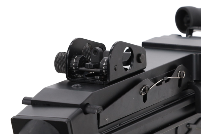 FN Herstal M249 MK2 EDGE Karabin maszynowy AEG Czarny (Bez oznaczeń licencyjnych) - OUTLET - obrazek 4