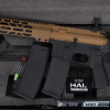 asgbox.pl - Karabinek ASG Specna Arms RRA SA-E25 HAL ETU™ Chaos Bronze z pomarańczowym urządzeniem wylotowym