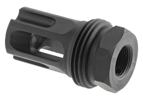 S-Series TYPE 10 Steel Flash Hider 14mm CCW Black - obrazek 2