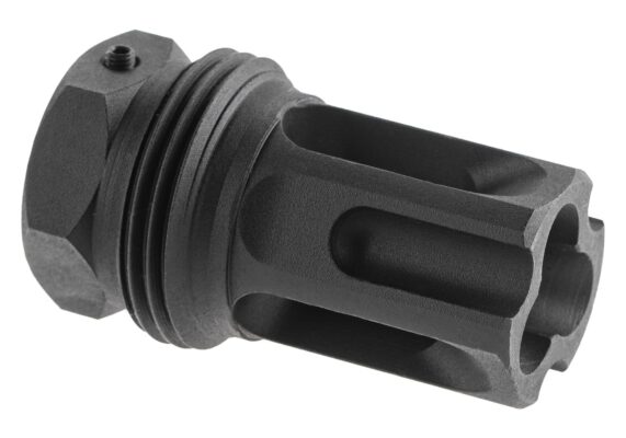 S-Series TYPE 10 Steel Flash Hider 14mm CCW Black - obrazek 3