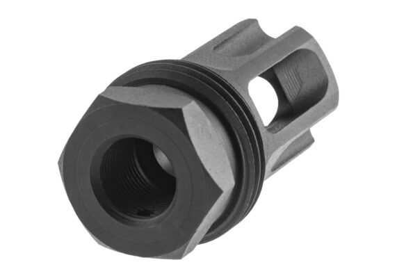 S-Series TYPE 10 Steel Flash Hider 14mm CCW Black - obrazek 4