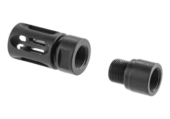 Mock Flash Hider for M4 14mm CCW Black - obrazek 4