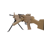 asgbox.pl - FN Herstal M249 MK2 CORE Karabin maszynowy AEG Tan (Bez oznaczeń licencyjnych) - OUTLET