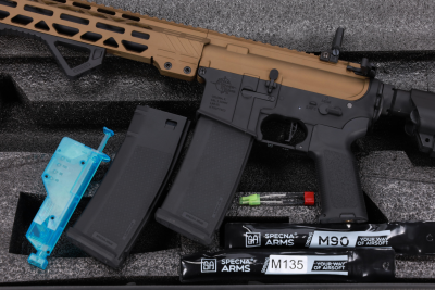Karabinek ASG Specna Arms RRA SA-P24 PRIME™ BLDC™ Aster II ETU Chaos Bronze - obrazek 2