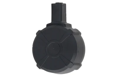 asgbox.pl - Specna Arms magazynek bębnowy 850 kulek elektryczny do SA-J20 AEG - Czarny