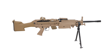 FN Herstal M249 MK2 CORE Karabin maszynowy AEG Tan (Bez oznaczeń licencyjnych) - OUTLET - obrazek 2