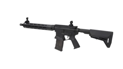 Karabinek ASG King Arms x Lancer Systems L15 LCH7 12" Faux Carbon Czarny - obrazek 3