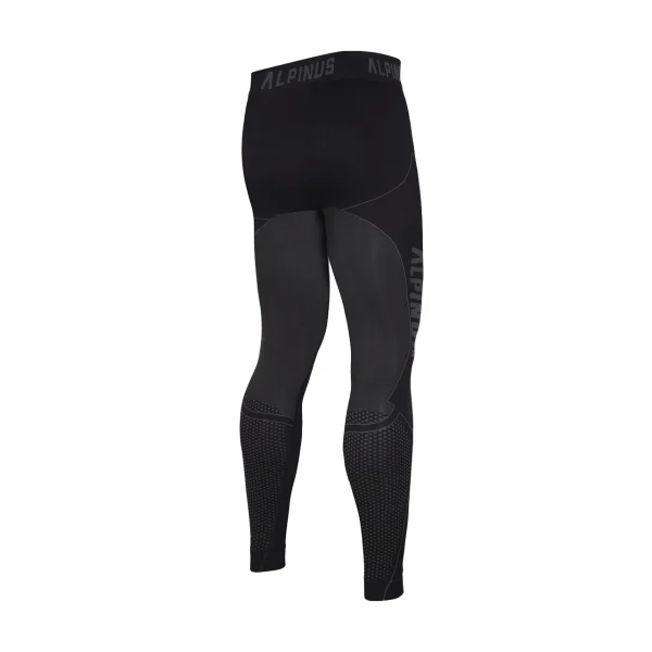 asgbox.pl - Spodnie termoaktywne męskie Alpinus Active Base Layer Czarno-Szary