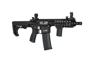 Replika karabinka SA-E08 EDGE™ Light Ops Stock HAL2 ™ Czarna - obrazek 7