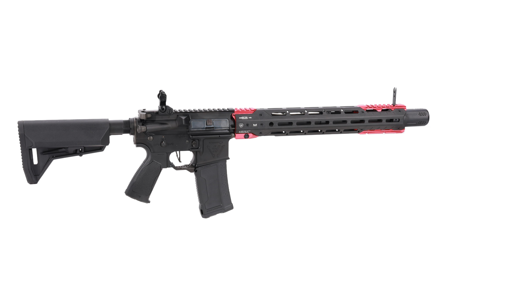 Karabinek ASG King Arms x Strike Industries Sentinel GRIDLOK® 15" Aster SE ETU Czarno-czerwony OD-G-KIA-01-049041-00 asgbox.pl Karabinek ASG King Arms x Strike Industries Sentinel GRIDLOK® 15" Aster SE ETU Czarno-czerwony - obrazek 2