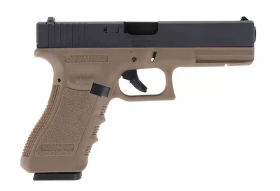 Replika pistoletu WE-G17 Gen. 3 - TAN - obrazek 2