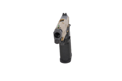 Arcturus Hi-Capa Vanguard 4.3" Pistolet GBB (Optics Ready/Kompensator) - Half-Tan - obrazek 4