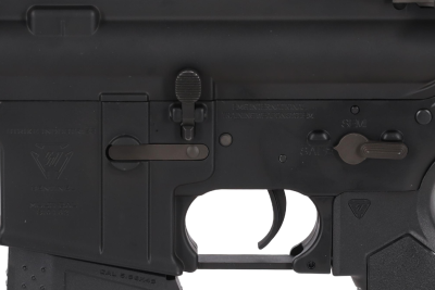 Karabinek ASG King Arms x Strike Industries Sentinel GRIDLOK LITE® 8.5" Czarny - obrazek 3