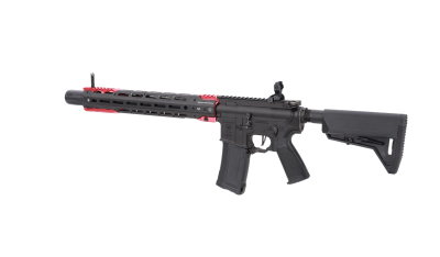 Karabinek ASG King Arms x Strike Industries Sentinel GRIDLOK® 15" Aster SE ETU Czarno-czerwony - obrazek 3