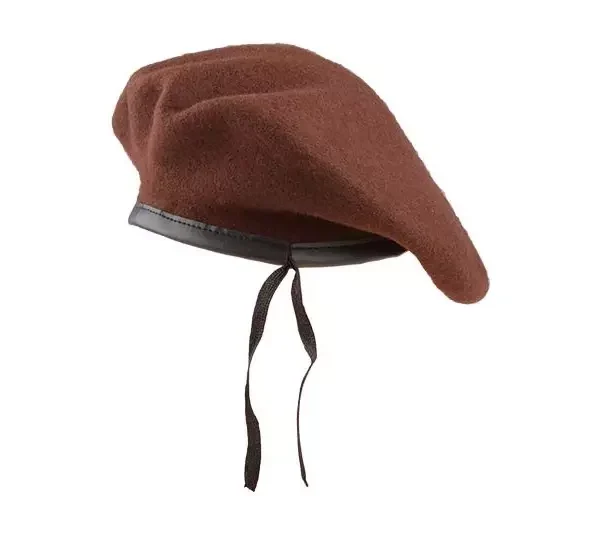 asgbox.pl - Beret wojskowy - kasztanowy