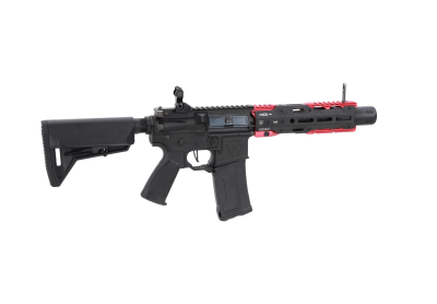 Karabinek ASG King Arms x Strike Industries Sentinel GRIDLOK® 8.5" Aster SE ETU Czarno-czerwony - obrazek 5