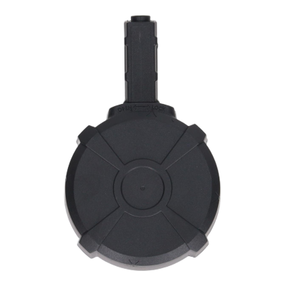 asgbox.pl - Specna Arms M4/AR15 magazynek bębnowy 1500 kulek elektryczny - Czarny
