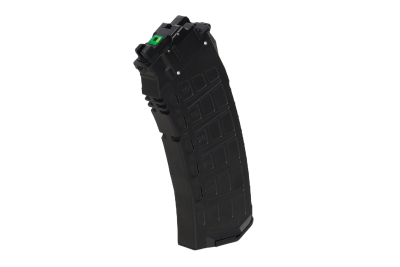 asgbox.pl - Specna Arms AK magazynek low-cap 35 kulek green gas do SA-J21/22 GBBR - Czarny