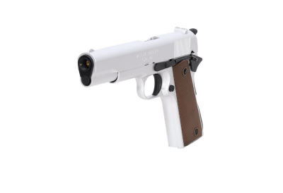Pistolet ASG green gas King Arms 1911-A1 cal.45 Srebrny - obrazek 2