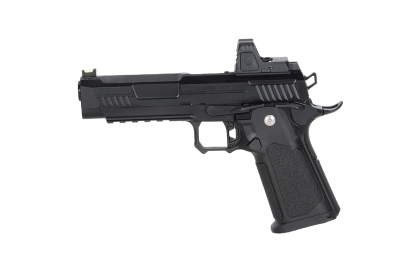 Arcturus Hi-Capa Vanguard 5" Pistolet GBB (Optics Ready/Kolimator ARS-1) - Czarny - obrazek 4