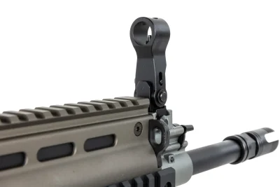 Karabinek szturmowy ASG Cybergun x FN HERSTAL SCAR-L z walizką transportową Tan - obrazek 6