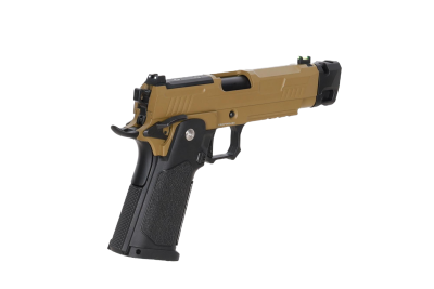 Arcturus Hi-Capa Vanguard 4.3" Pistolet GBB (Optics Ready/Kompensator) - Half-Tan - obrazek 5
