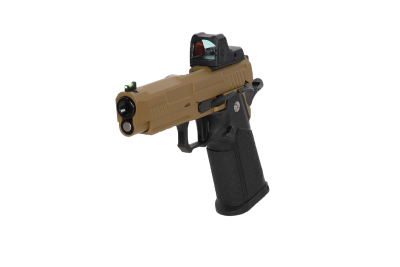 Arcturus Hi-Capa Vanguard 4.3" Pistolet GBB (Optics Ready/Kolimator ARS-1) - Half-Tan - obrazek 3
