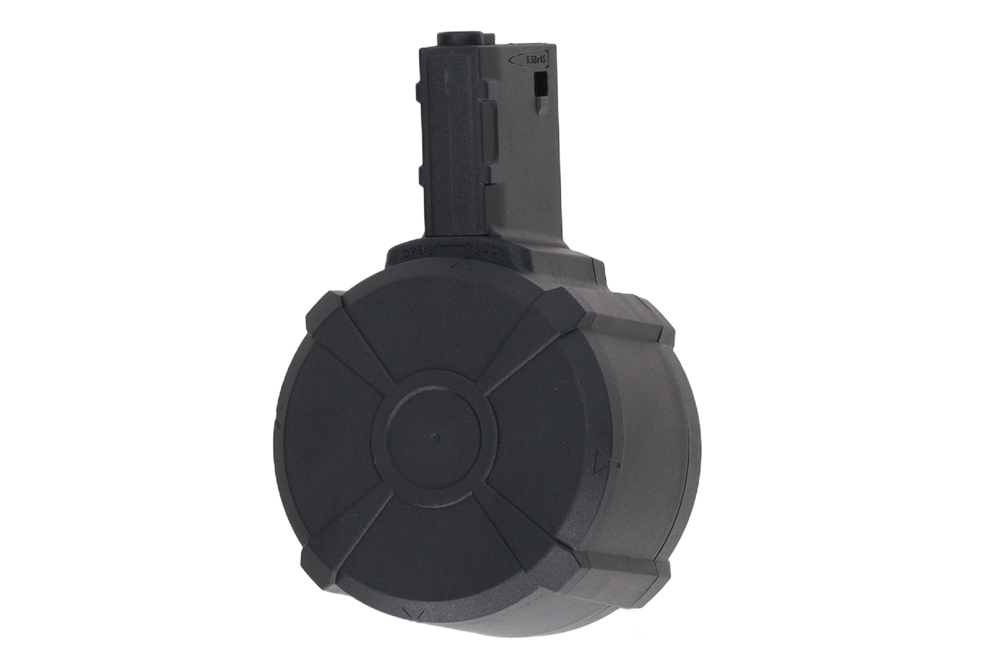 Specna Arms M4/AR15 magazynek bębnowy 1500 kulek elektryczny - Czarny OD-G-SPE-05-049022-00 asgbox.pl Specna Arms M4/AR15 magazynek bębnowy 1500 kulek elektryczny - Czarny - obrazek 2