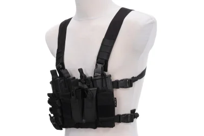 Kamizelka taktyczna typu Chest Rig Specna Arms Tactical Adaptive Czarna - obrazek 3