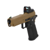Pistolet ASG Arcturus Vanguard 5" Hi-Capa GBB Optics Ready z kolimatorem ARS-1 Half-Tan OD-G-ACR-02-048150-00 asgbox.pl