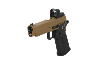 Arcturus Hi-Capa Vanguard 5" Pistolet GBB (Optics Ready/Kolimator ARS-1) - Half-Tan - obrazek 3